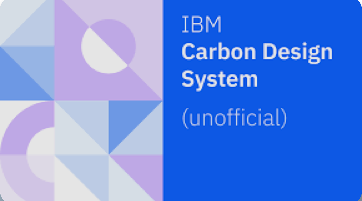 Carbon Design System (IBM)